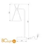 Настольная лампа Bogate's Glustin 01109/1 латунь / черный a058040 - Фото 3