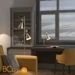 Торшер Bogate's Glustin 01109/2 латунь / черный a058041 - Фото 0