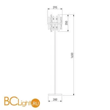 Торшер Bogate's Hollis 01110/4 никель a058714 - Фото 2