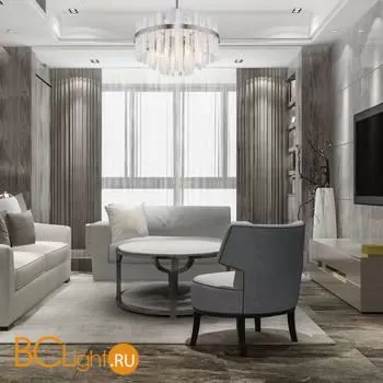 Люстра Bogate's Hollis 367/9 Smart никель a058716 - Фото 3