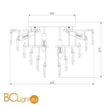 Потолочный светильник Bogate's Iceberg 296/12 Strotskis - Схема
