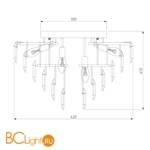 Потолочный светильник Bogate's Iceberg 296/12 Strotskis - Схема