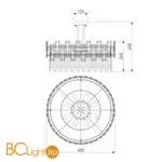 Подвесной светильник Bogate's Lago 330/9 золото - Фото 1