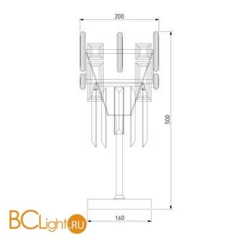 Настольная лампа Bogate's Lago 01108/1 Strotskis a058042 - Фото 3