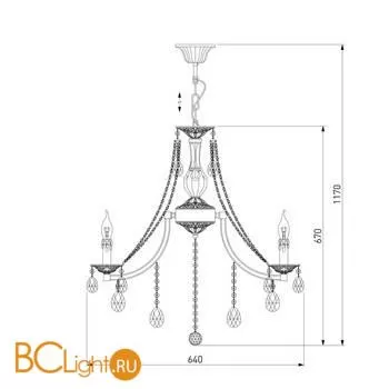 Люстра Bogate's Liguria 314/6 - Фото 3