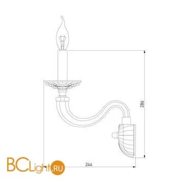 Бра Bogate's Olenna 338/1 a057238 - Фото 3