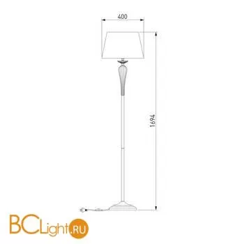 Торшер Bogate's Olenna 01105/1 белый a057240 - Фото 3
