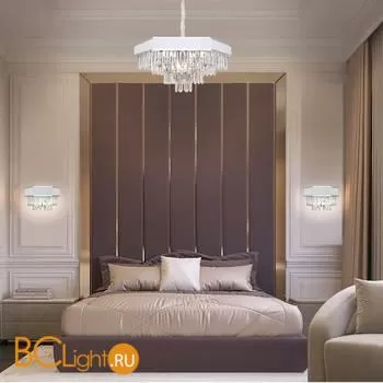 Подвесной светильник Bogate's Pelle 329/9 хром / белый