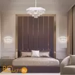 Подвесной светильник Bogate's Pelle 329/9 хром / белый