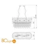 Подвесной светильник Bogate's Piano 340/4 a056860 - Фото 3