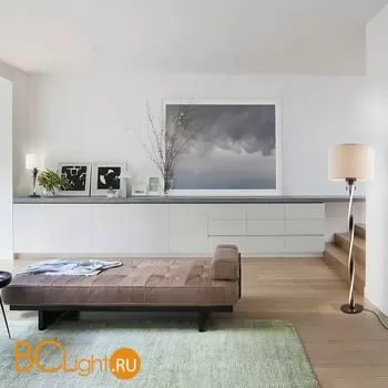 Торшер Bogate's Titan 990 белый / коричневый - Фото 1