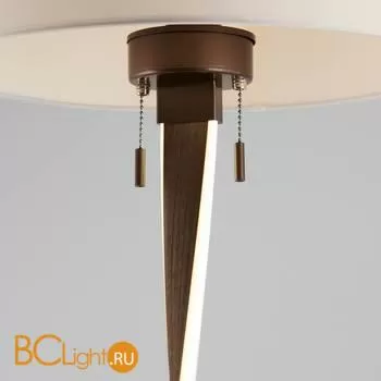 Торшер Bogate's Titan 990 белый / коричневый - Фото 0