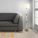 Торшер Bogate's Titan 992 белый / никель - Фото 2