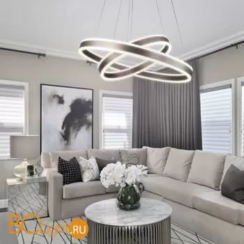 Подвесной светильник Bogate's Titan 455/2 коричневый - Фото 1