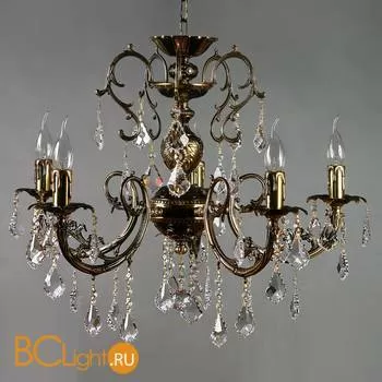 Люстра Brizzi Alicante 8888/5 PB Leaf crystal