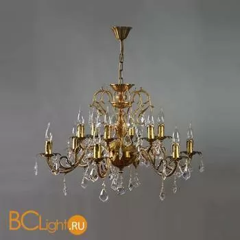 Люстра Brizzi Alicante 8888/5 PB Leaf crystal - Фото 0