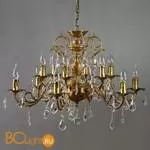 Люстра Brizzi Alicante 8888/6+6 AB Leaf crystal