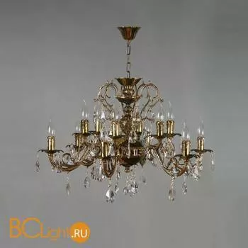 Люстра Brizzi Alicante 8888/6+6 AB Tear drop - Фото 0