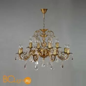 Люстра Brizzi Alicante 8888/8+8 AB Leaf crystal - Фото 0
