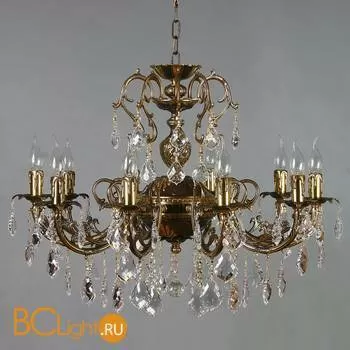 Люстра Brizzi Alicante 8888/10 PB Leaf crystal