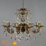 Люстра Brizzi Alicante 8888/10 PB Leaf crystal