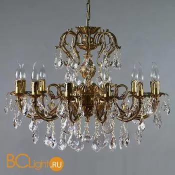 Люстра Brizzi Alicante 8888/12 AB New Leaf