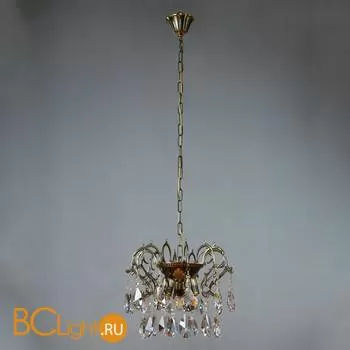 Люстра Brizzi Alicante 8888/3 CL PB Tear Drop - Фото 0