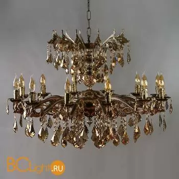 Люстра Brizzi Leon 2128/12+12 PB Honey Leaf