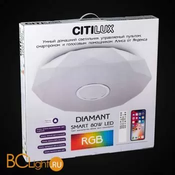 Потолочный светильник Citilux Диамант Смарт CL713A80G - Фото 21