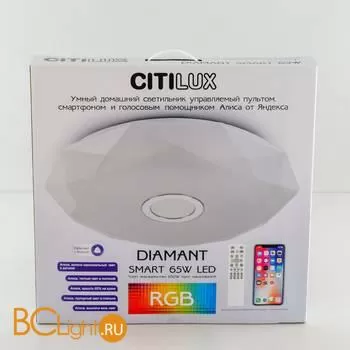 Потолочный светильник Citilux Диамант Смарт CL713A60G - Фото 33
