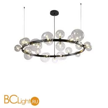 Подвесной светильник Crystal lux Agata AGATA SP24 V2 BLACK/TRANSPARENTE - Фото 0