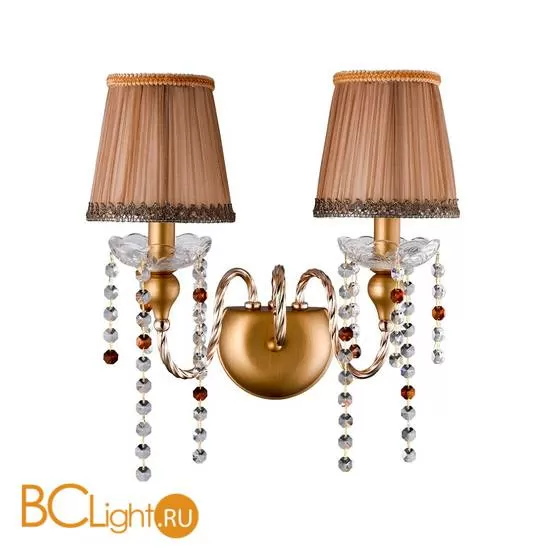 Бра Crystal lux Alegria AP2 GOLD-BROWN