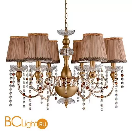 Люстра Crystal lux Alegria SP6 GOLD-BROWN