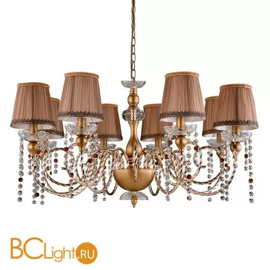 Люстра Crystal lux Alegria SP8 GOLD-BROWN