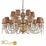Люстра Crystal lux Alegria SP10+5 GOLD-BROWN