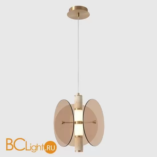 Подвесной светильник Crystal lux AMARILLO AMARILLO SP12W LED BRASS
