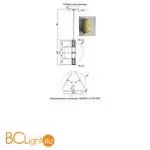 Подвесной светильник Crystal lux AMARILLO AMARILLO SP18W LED BRASS - Фото 3