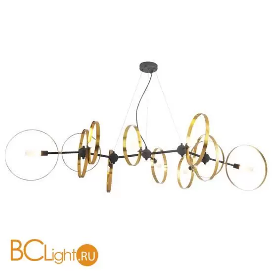 Люстра Crystal lux ARMONICA ARMONICA SP8 BLACK/BRASS V2