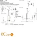 Люстра Crystal lux Aurelio AURELIO SP8 GOLD+CHROME/TRANSPARENT - Фото 3