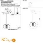 Подвесной светильник Crystal lux Beleza BELEZA SP1 E CHROME - Фото 3