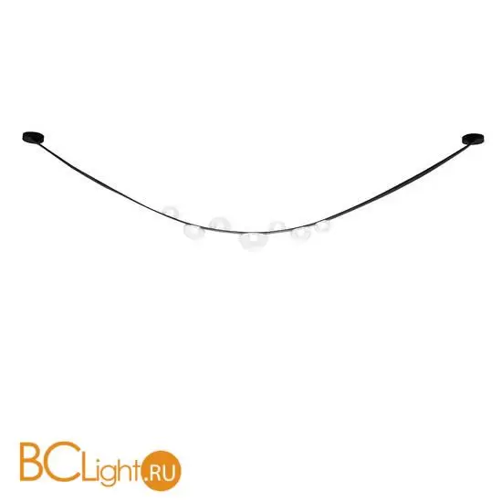 Подвесной светильник Crystal lux bosque BOSQUE SP7 L3000 BLACK/TRANSPARENT