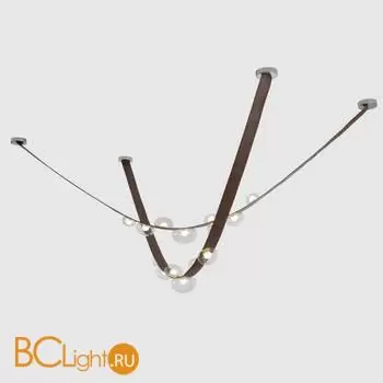 Подвесной светильник Crystal lux BOSQUE BOSQUE SP7 L3000 BROWN/TRANSPARENT - Фото 2
