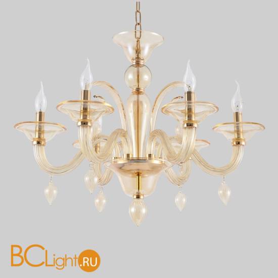 Люстра Crystal lux Caetano SP-PL6 AMBER