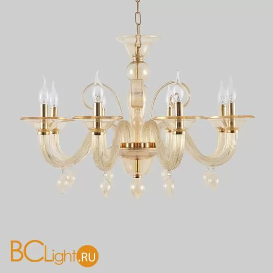 Люстра Crystal lux Caetano SP-PL8 AMBER
