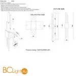 Настенный светильник Crystal lux Carta CARTA AP6W LED WHITE/CHROME - Фото 0