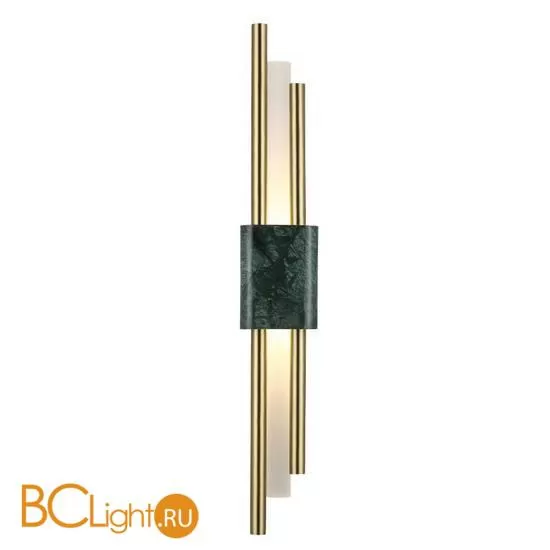 Настенный светильник Crystal lux Carta CARTA AP6W LED GREEN/BRASS