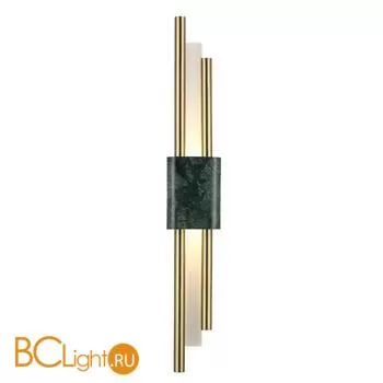 Настенный светильник Crystal lux Carta CARTA AP6W LED GREEN/BRASS
