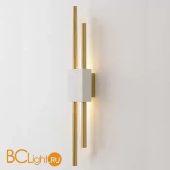 Бра Crystal lux CARTA CARTA AP6W LED WHITE/BRASS - Фото 2