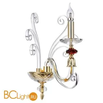 Бра Crystal lux Catarina AP1 GOLD/TRANSPARENT-COGNAC