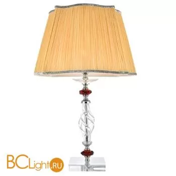 Настольная лампа Crystal lux Catarina LG1 GOLD/TRANSPARENT-COGNAC